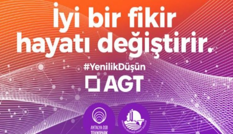 AGT Ideathon Yarışması görselidir. Üzerinde "iyi bir fikir hayatı değiştirir" yazıyor.