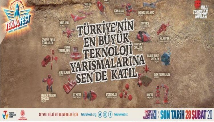 TEKNOFEST 2020 Teknoloji Yarışmaları görselidir.