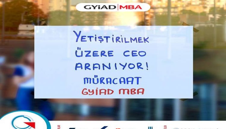 Yetiştirilmek Üzere CEO Aranıyor Programı duyuru görselidir.