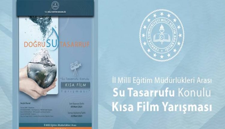 Doğrusu Tasarruf Kısa Film Yarışması duyuru görselidir.