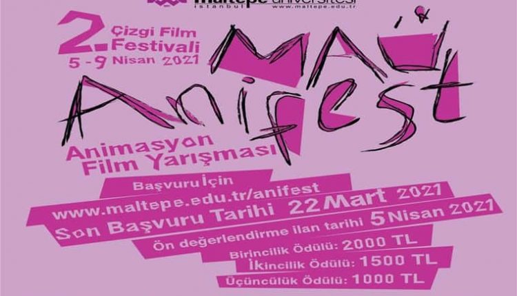 Maltepe Üniversitesi Anifest 2021 Animasyon Film Yarışması duyuru görselidir.