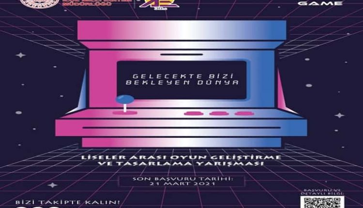 Oyun Tasarlama ve Geliştirme Yarışması duyuru görselidir.