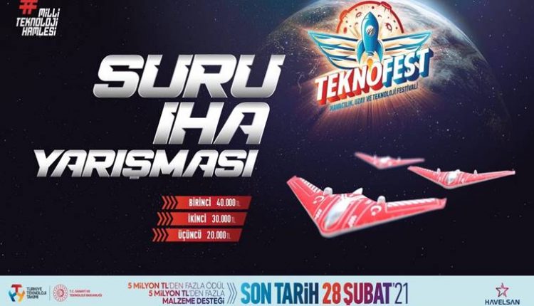 TEKNOFEST Karma Sürü Simülasyon Yarışması duyuru görselidir.