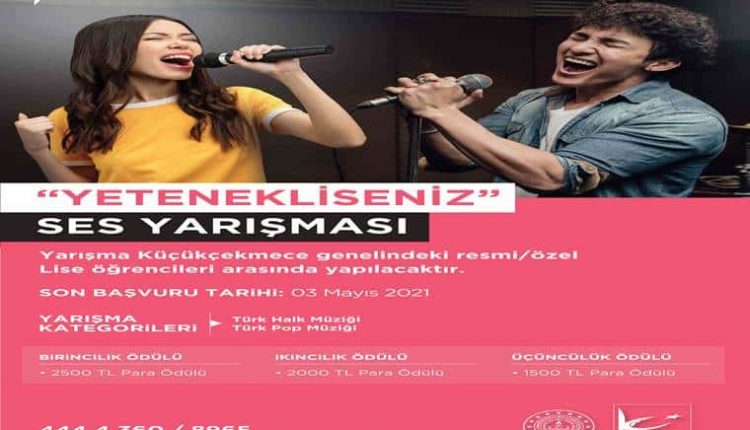 Yetenekliseniz Ses Yarışması duyuru görselidir.