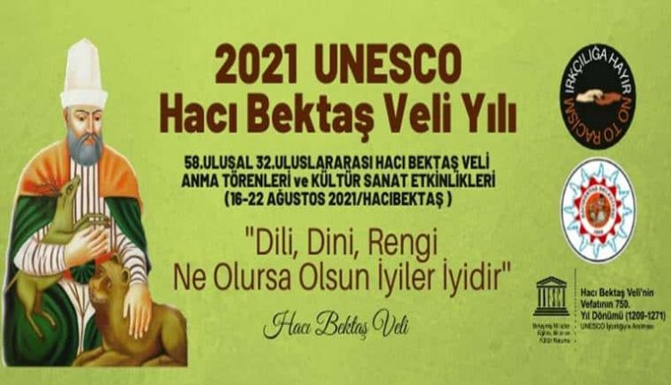 Hacı Bektaş Veli Anma Törenleri Öykü Yarışması duyuru görselidir.