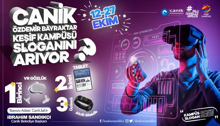 Canik Özdemir Bayraktar Keşif Kampüsü Slogan Yarışması