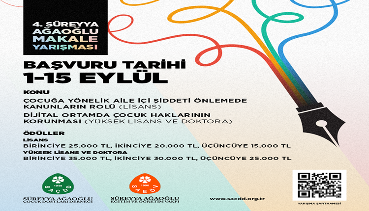 Süreyya Ağaoğlu Makale Yarışması 2025